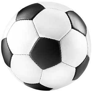 A soccer ball