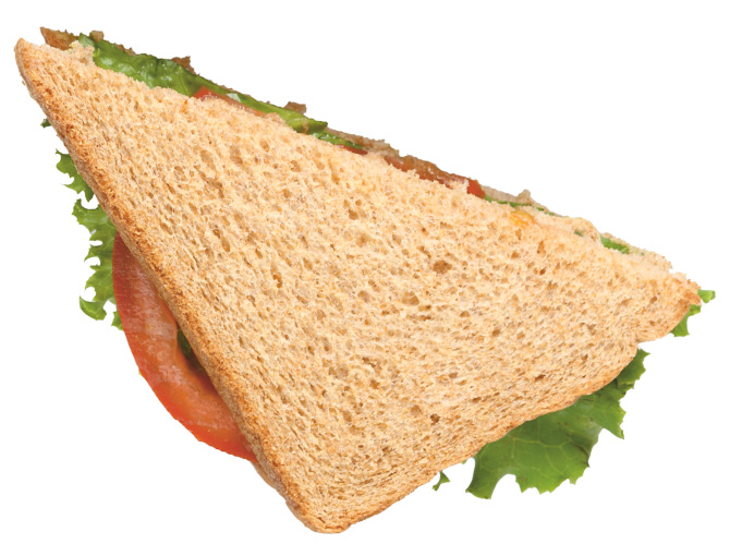 Image of half a sandwich