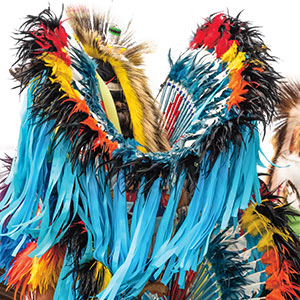 Colorful cultural dancing garment