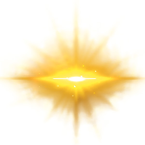 Image of a bright yellow light