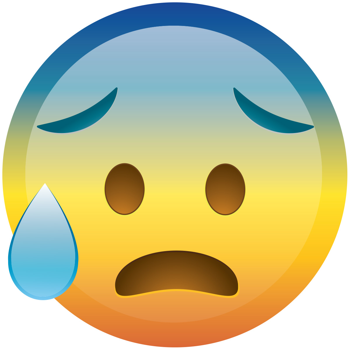 Image of an upset emoji