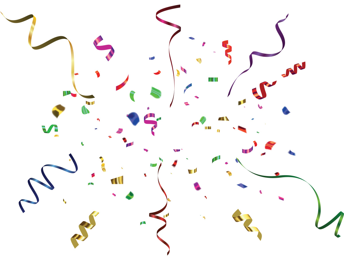 Image of confetti