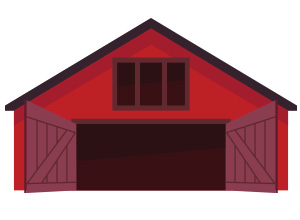 Image of a red barn