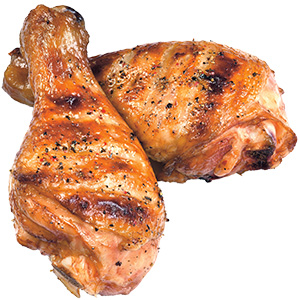 Image of two grilled chicken wings