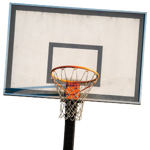 Image of a basketball hoop